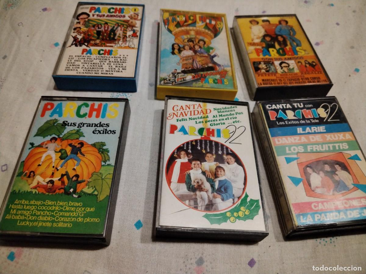 Casetes antiguos: Colecci&oacute;n parch&iacute;s- 6 casetes