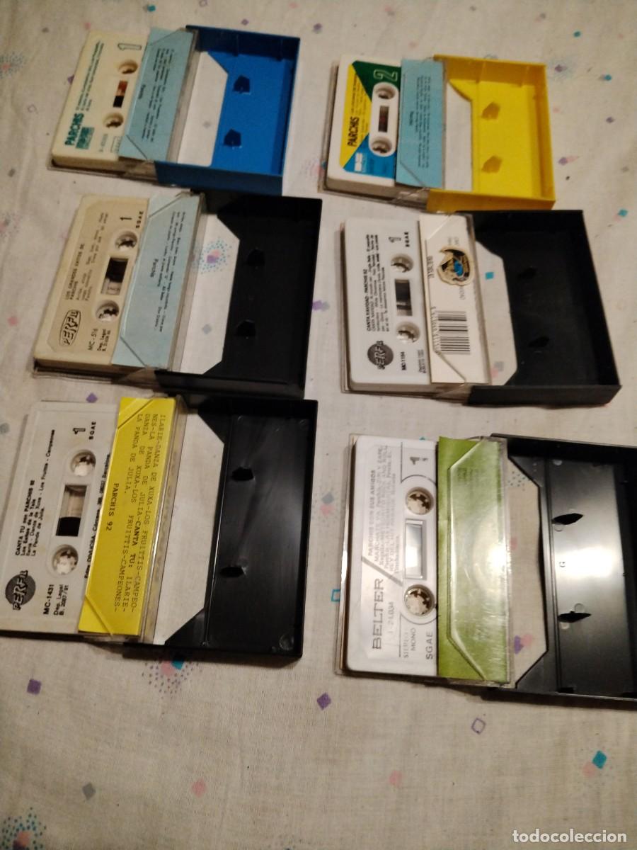 Casetes antiguos: Colecci&oacute;n parch&iacute;s- 6 casetes - Foto 2