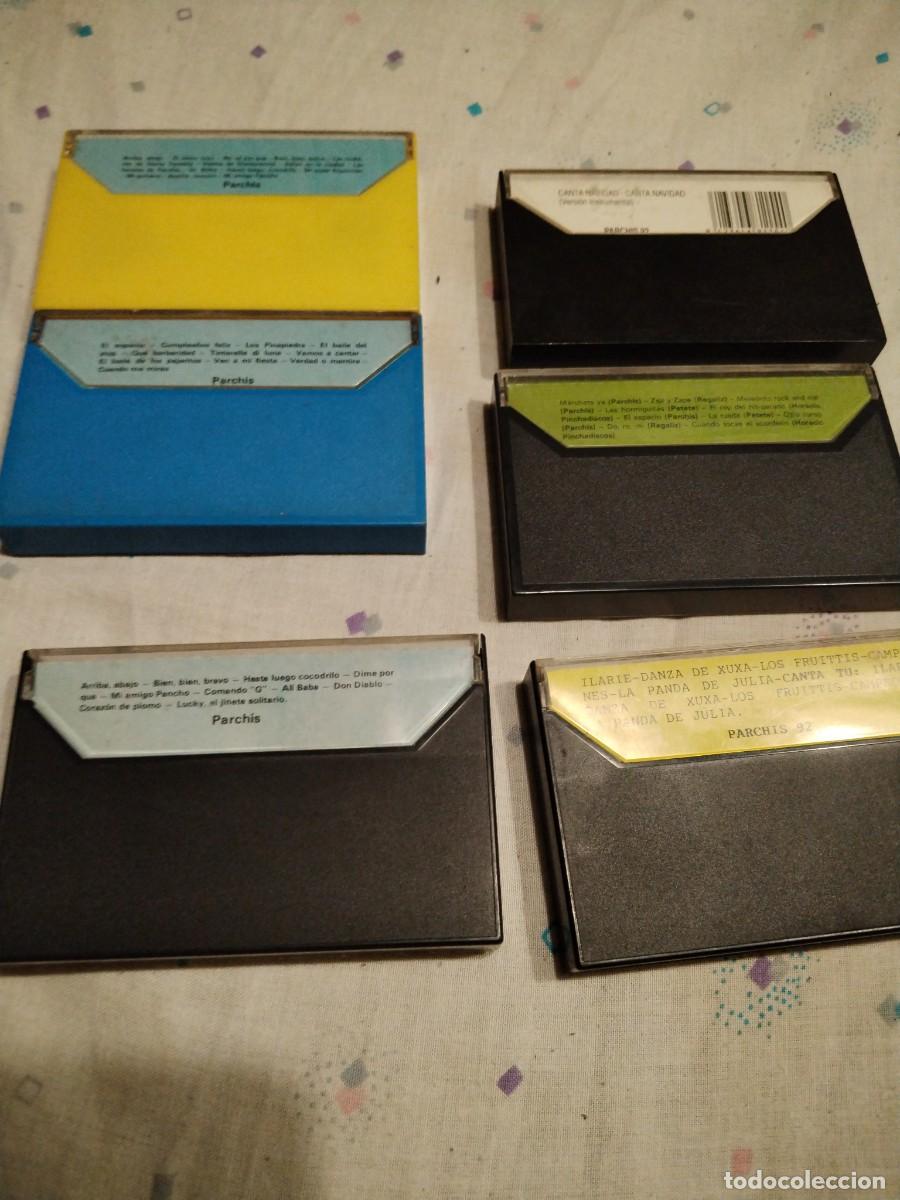Casetes antiguos: Colecci&oacute;n parch&iacute;s- 6 casetes - Foto 3
