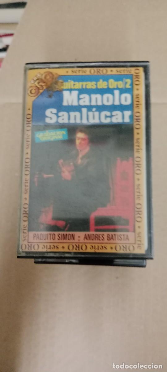 Casetes antiguos: GUITARRAS DE ORO MANOLO SANLUCAR CASETE MUSICA G-RA14
