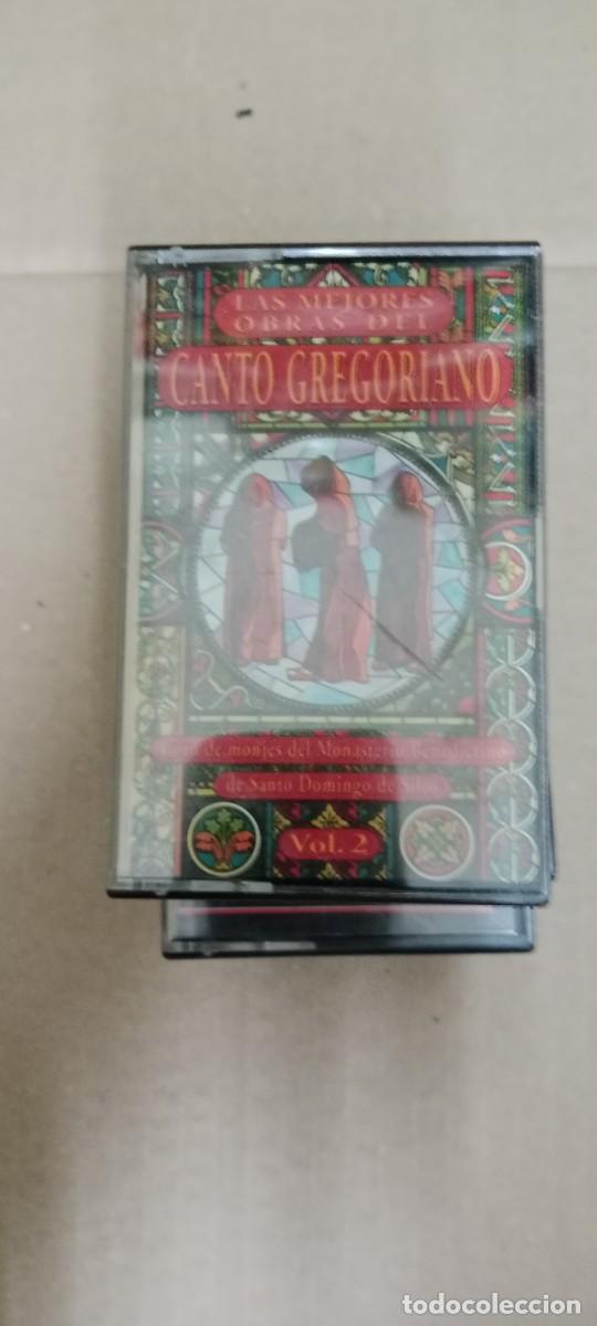 Casetes antiguos: LAS MEJORES OBRAS DEL CANTO GREGORIANO CASETE MUSICA G-RA14