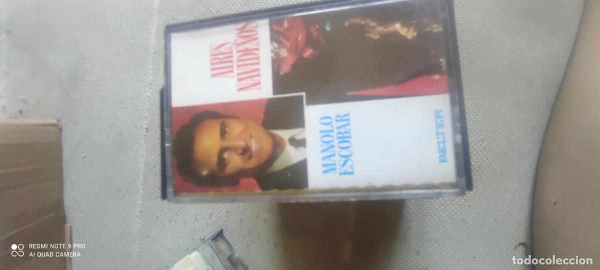 Casetes antiguos: Manolo Escobar. Aires navide&ntilde;os. Casette
