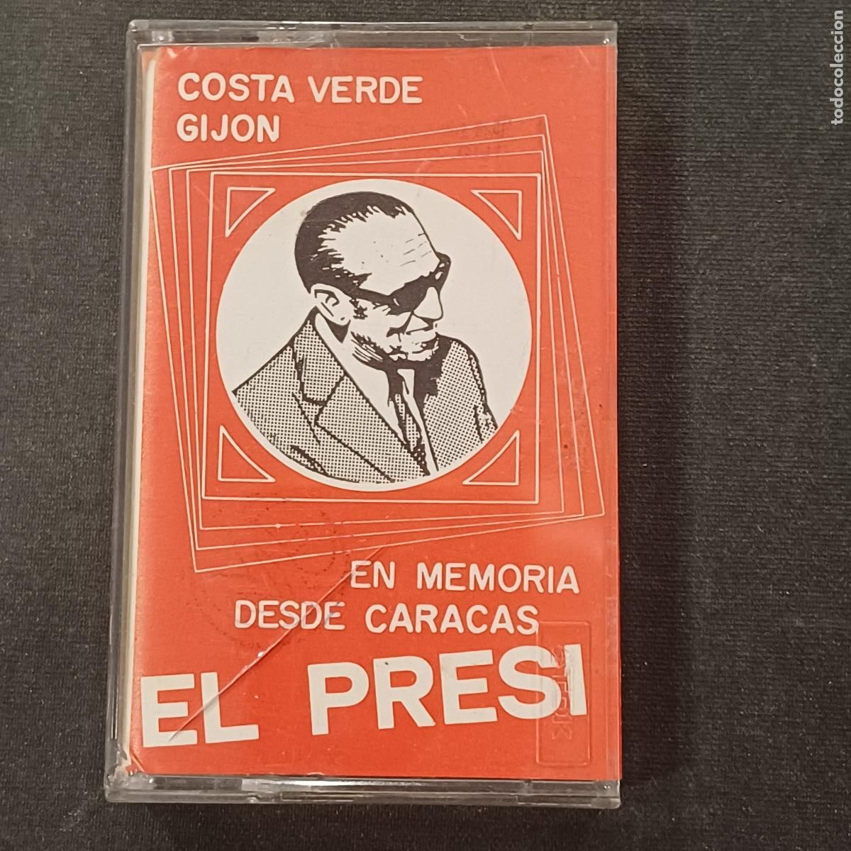 Casetes antiguos: JOSE GONZALEZ EL PRESI/EN MEMORIA DESDE CARACAS/COSTA VERDE GIJON/CASETE.