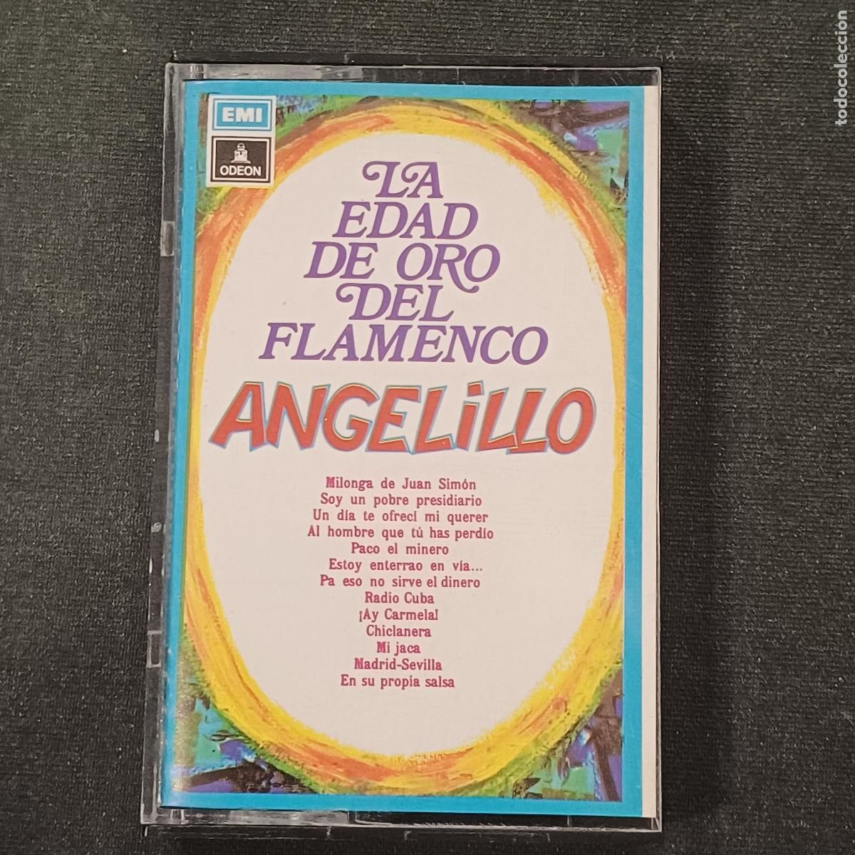 Casetes antiguos: ANGELILLO/LA EDAD DE ORO DEL FLAMENCO/CASETE.