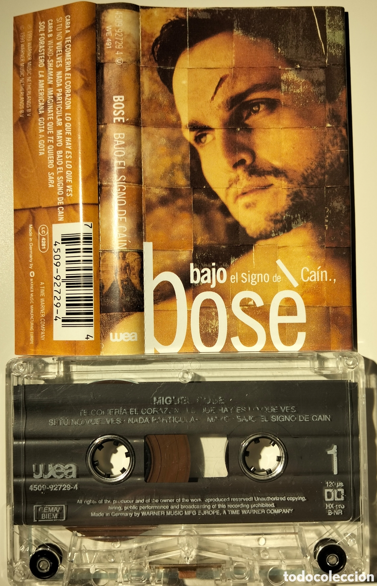 Casetes antiguos: BOS&Egrave; &rdquo;BAJO EL SIGNO DE CAIN&rdquo; CASETE
