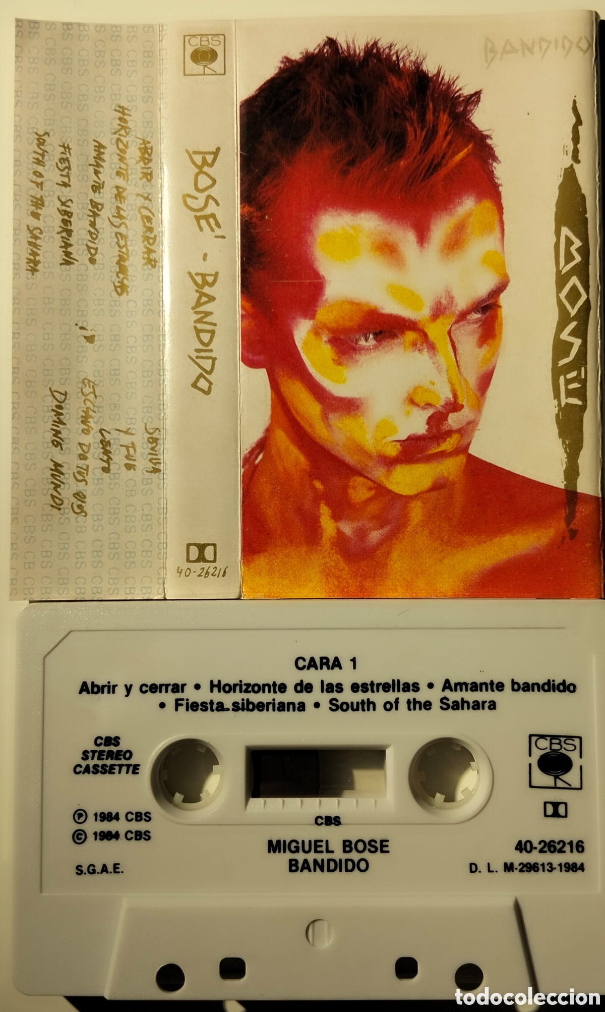 Casetes antiguos: BOS&Egrave; &rdquo;BANDIDO&rdquo; CASETE