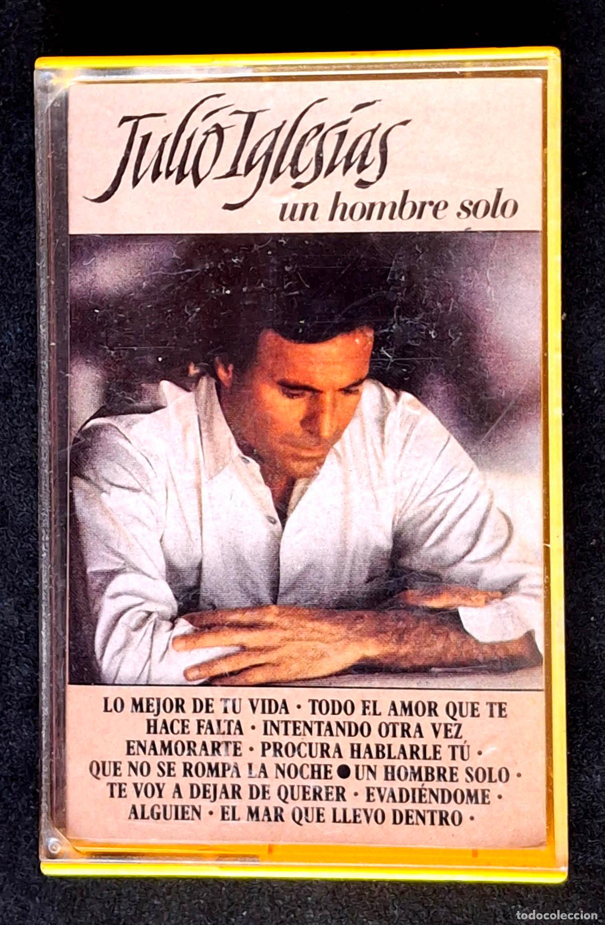 Casetes antiguos: JULIO IGLESIAS, UN HOMBRE SOLO