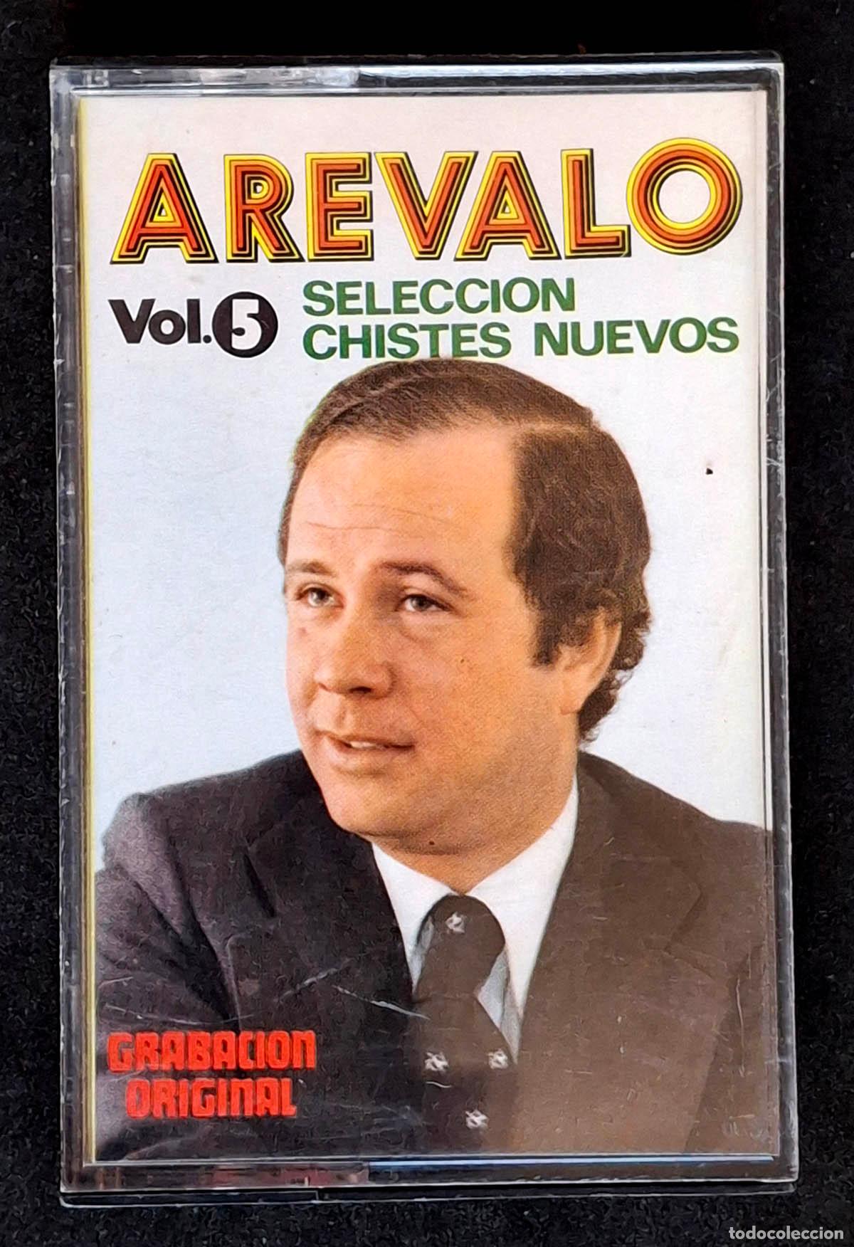 Cassetes antigas: AREVALO, VOL 5, SELECCION DE CHISTES NUEVOS