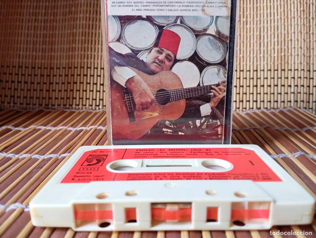 Casetes antiguos: Emilio El Moro Vol. 4 Cinta Cassette Tape 1972 Discophon