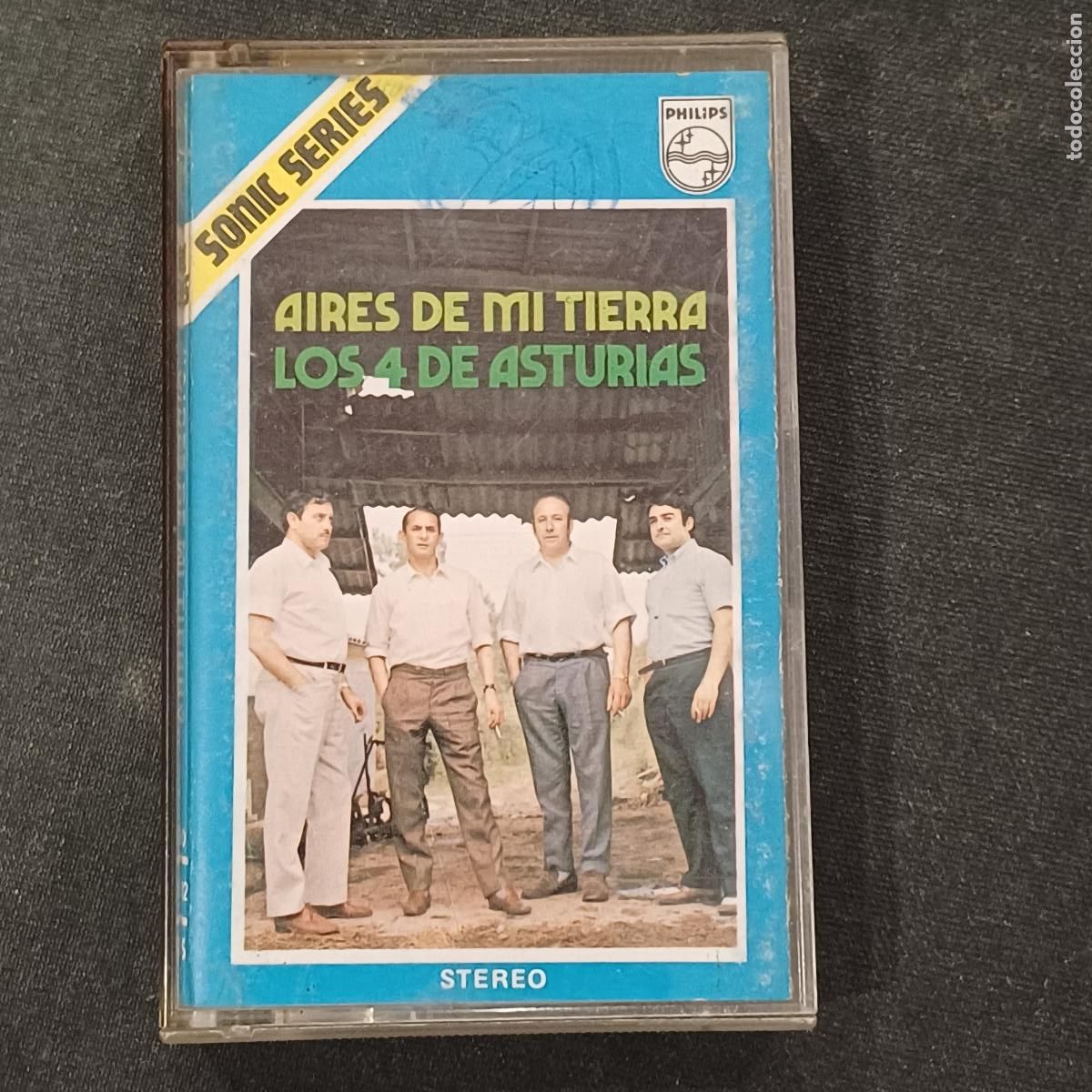 Casetes antiguos: LOS 4 DE ASTURIES/AIRES DE MI TIERRA/CASETE.