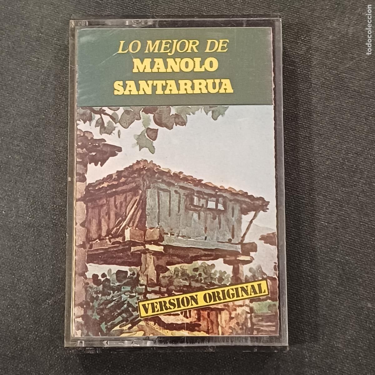Casetes antiguos: LO MEJOR DE MANOLO SANTARRUA/CASETE.