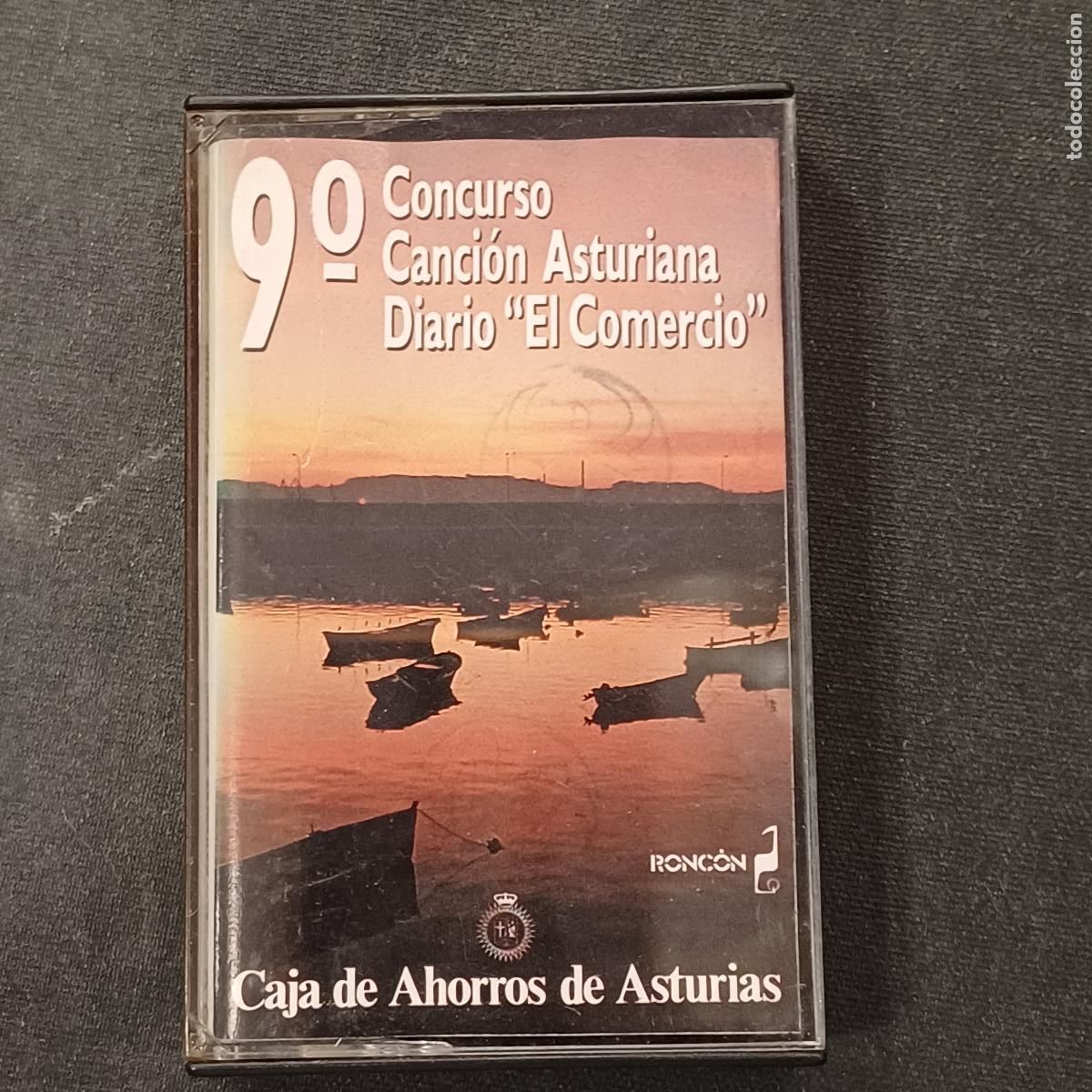 Casetes antiguos: 9&ordm; CONCURSO CANCION ASTURIANA DIARIO EL COMERCIO/CASETE.