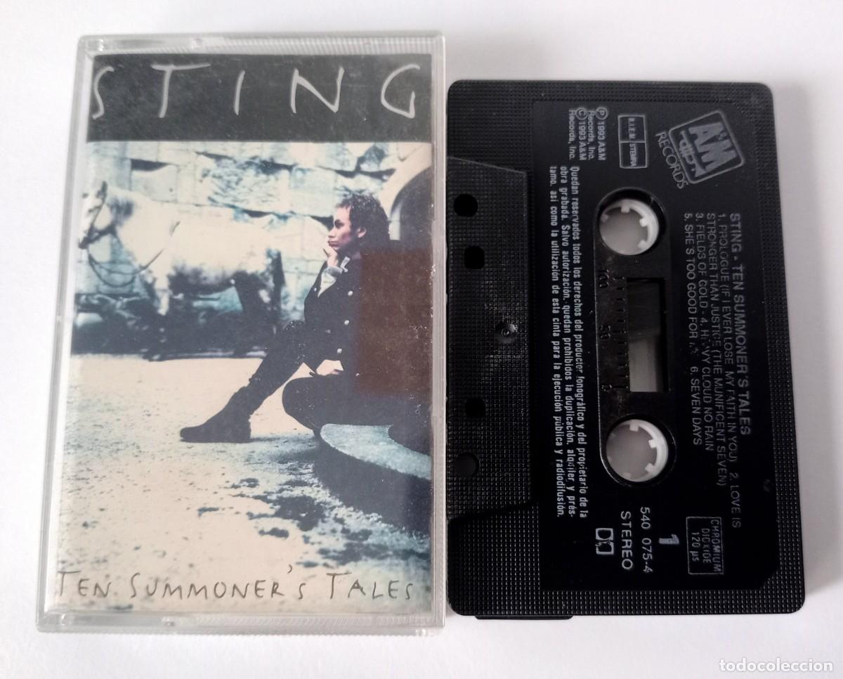 Casetes antiguos: CASSETTE STING - TEN SUMMONERS TALES