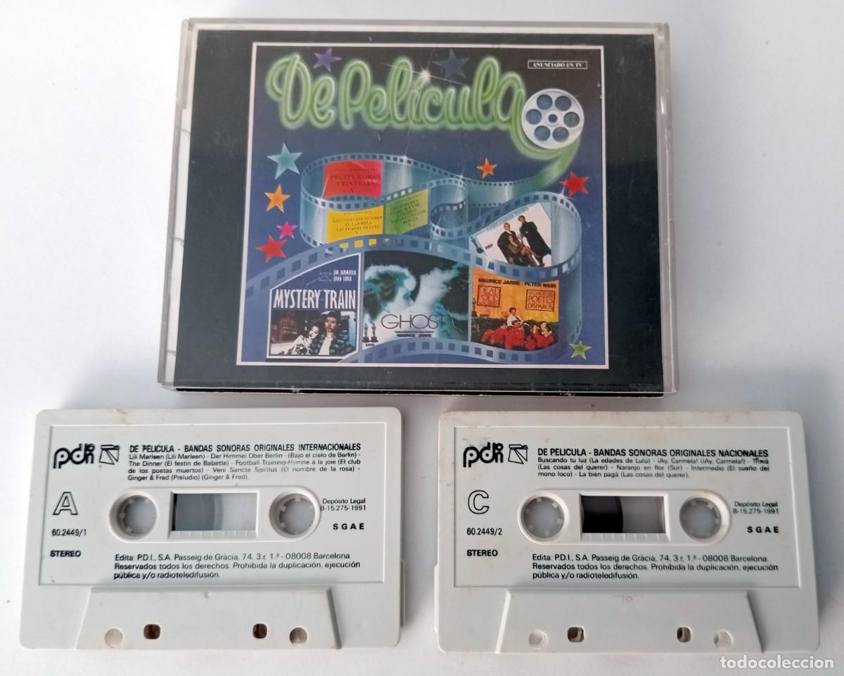 Casetes antiguos: DOBLE CASSETTE VARIOS - DE PEL&Iacute;CULA - Foto 2