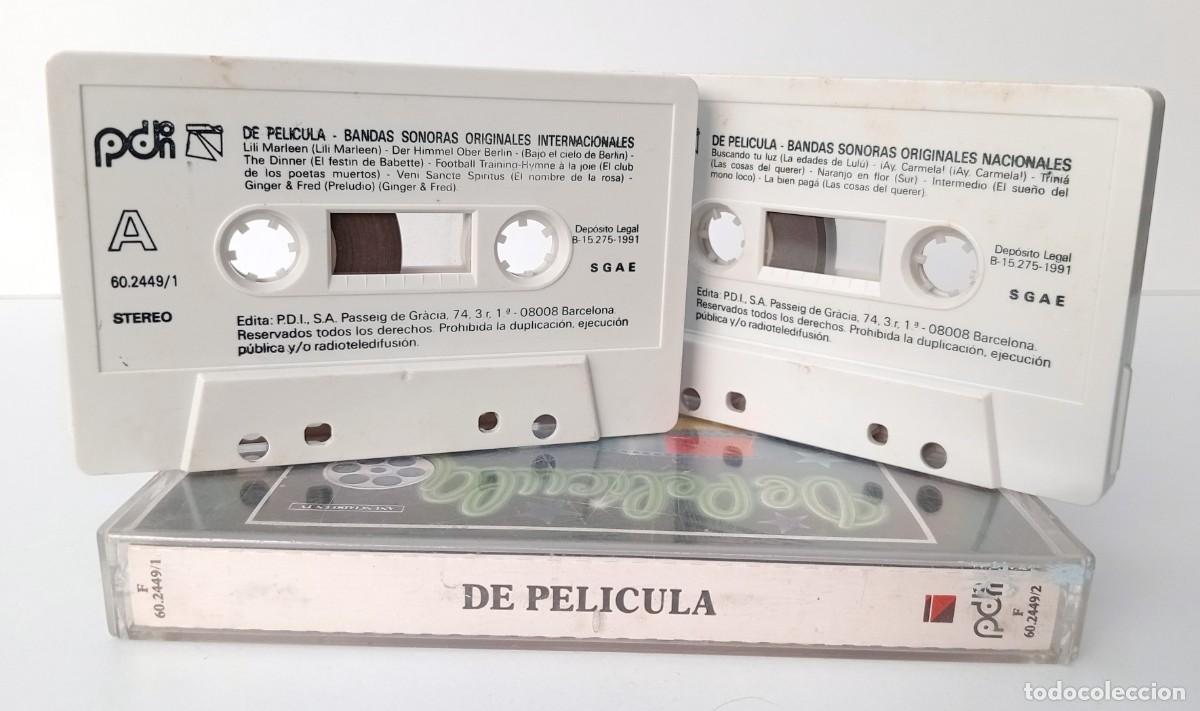 Casetes antiguos: DOBLE CASSETTE VARIOS - DE PEL&Iacute;CULA - Foto 3