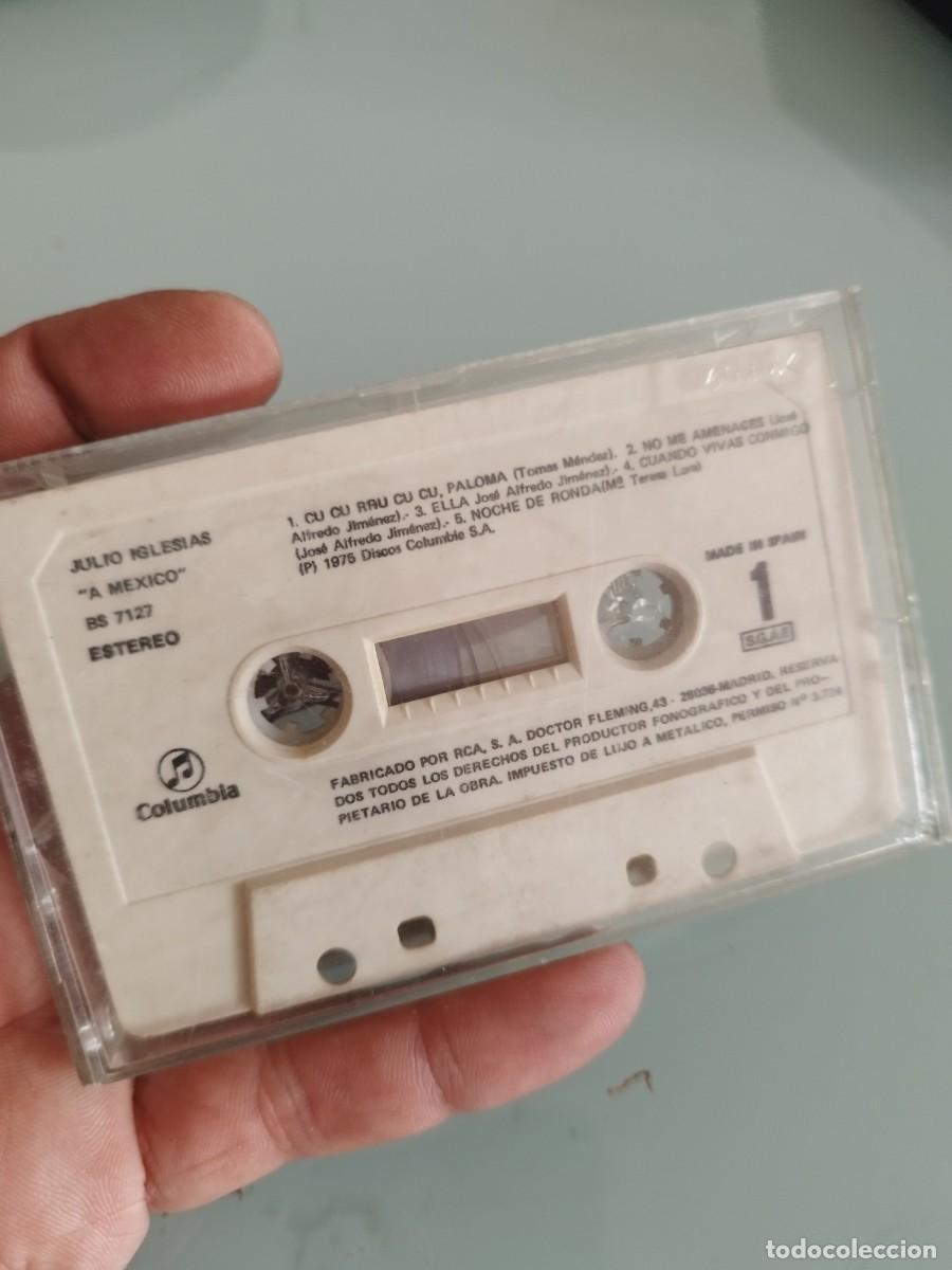 Casetes antiguos: Julio Iglesias, a mexico. Cinta de casete.