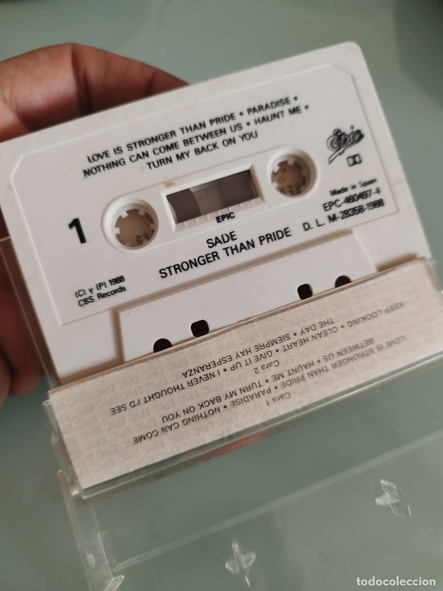 Casetes antiguos: Sade &ndash; Stronger Than Pride. Cinta de casete. - Foto 3