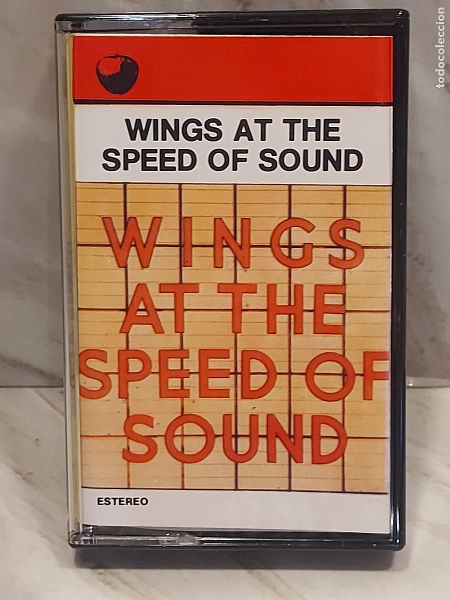 Casetes antiguos: WINGS AT THE SPEED OF SOUND | CASETE PORTUGAL 1976 | APPLE 8E 244-97581 | PAUL McCARTNEY
