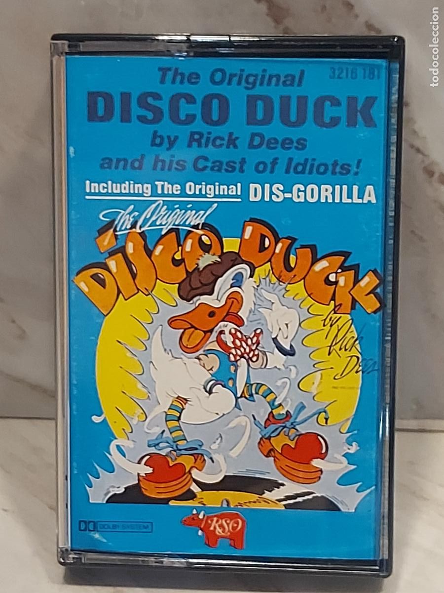 Casetes antiguos: RICK DEES | THE ORIGINAL DISCO DUCK | CASETE ESPA&Ntilde;A 1977 | RSO 32 16 181