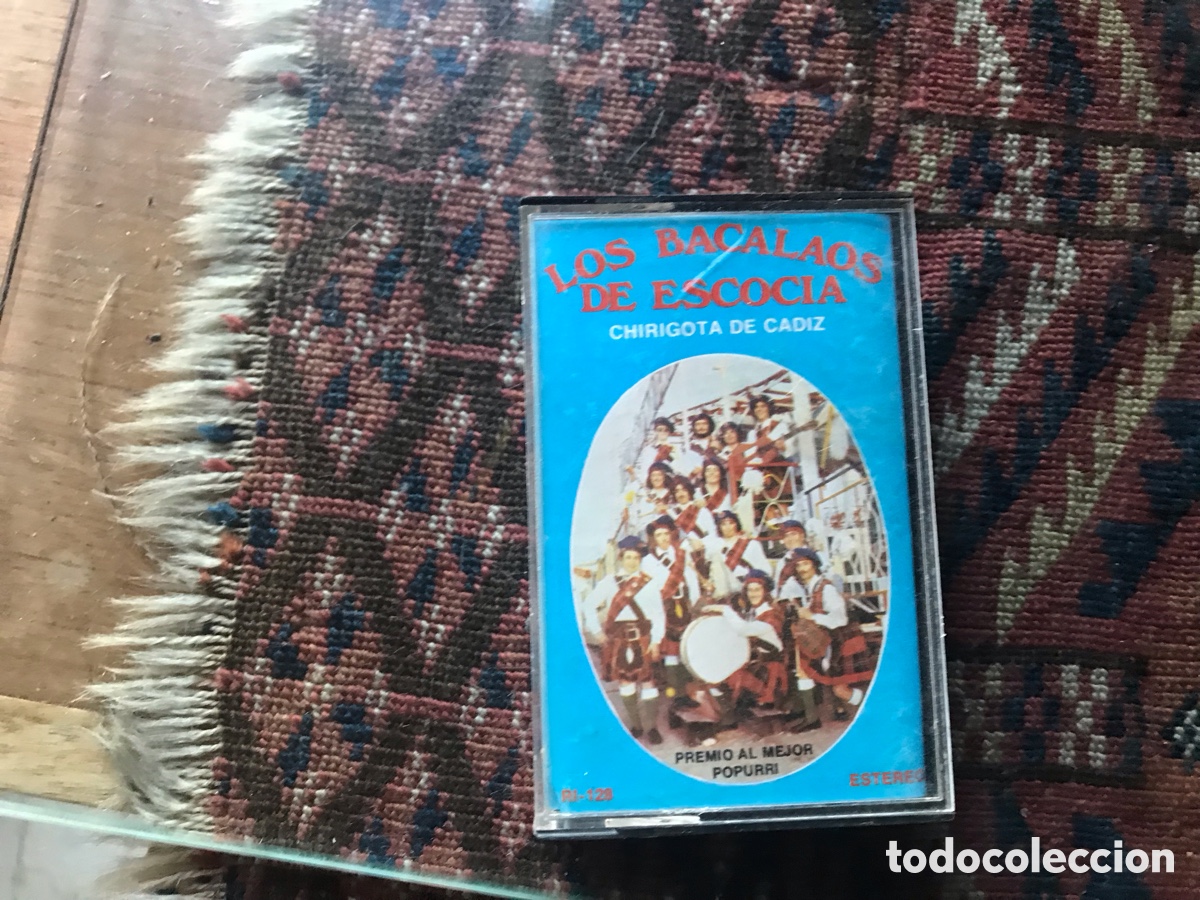 Casetes antiguos: Los bacalaos de Escocia. Chirigota de C&aacute;diz. Casete