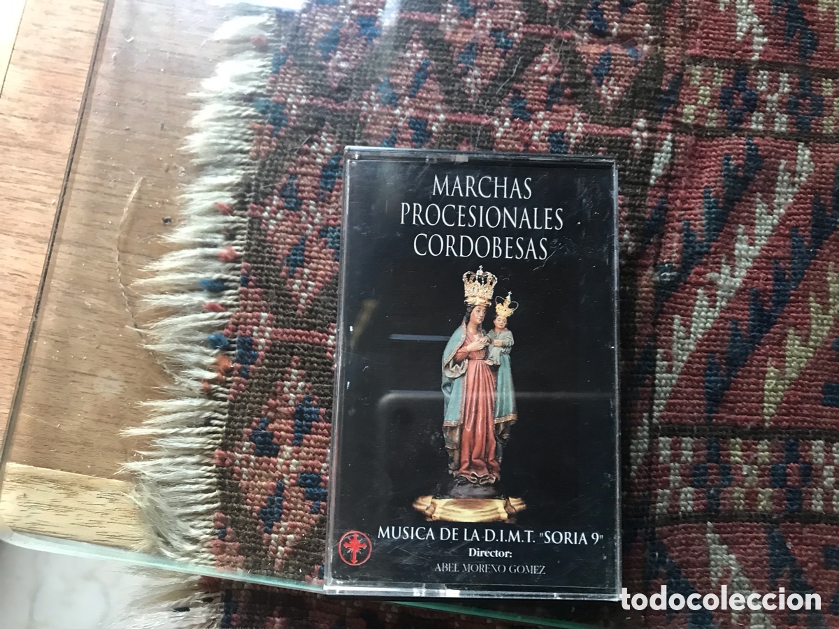 Casetes antiguos: Marchas procesionales, cordobesas, director Abel, Moreno. Casete