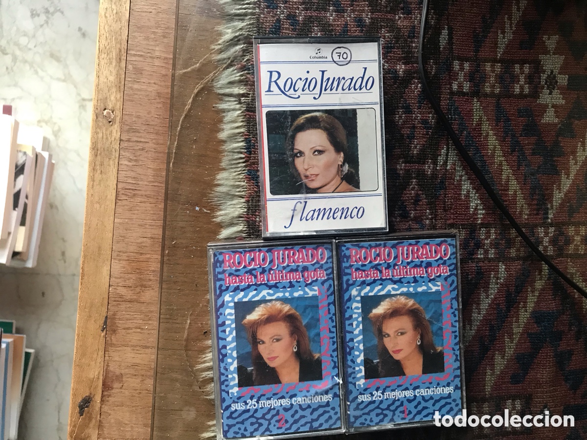 Casetes antiguos: Roc&iacute;o jurado. Tres casetes