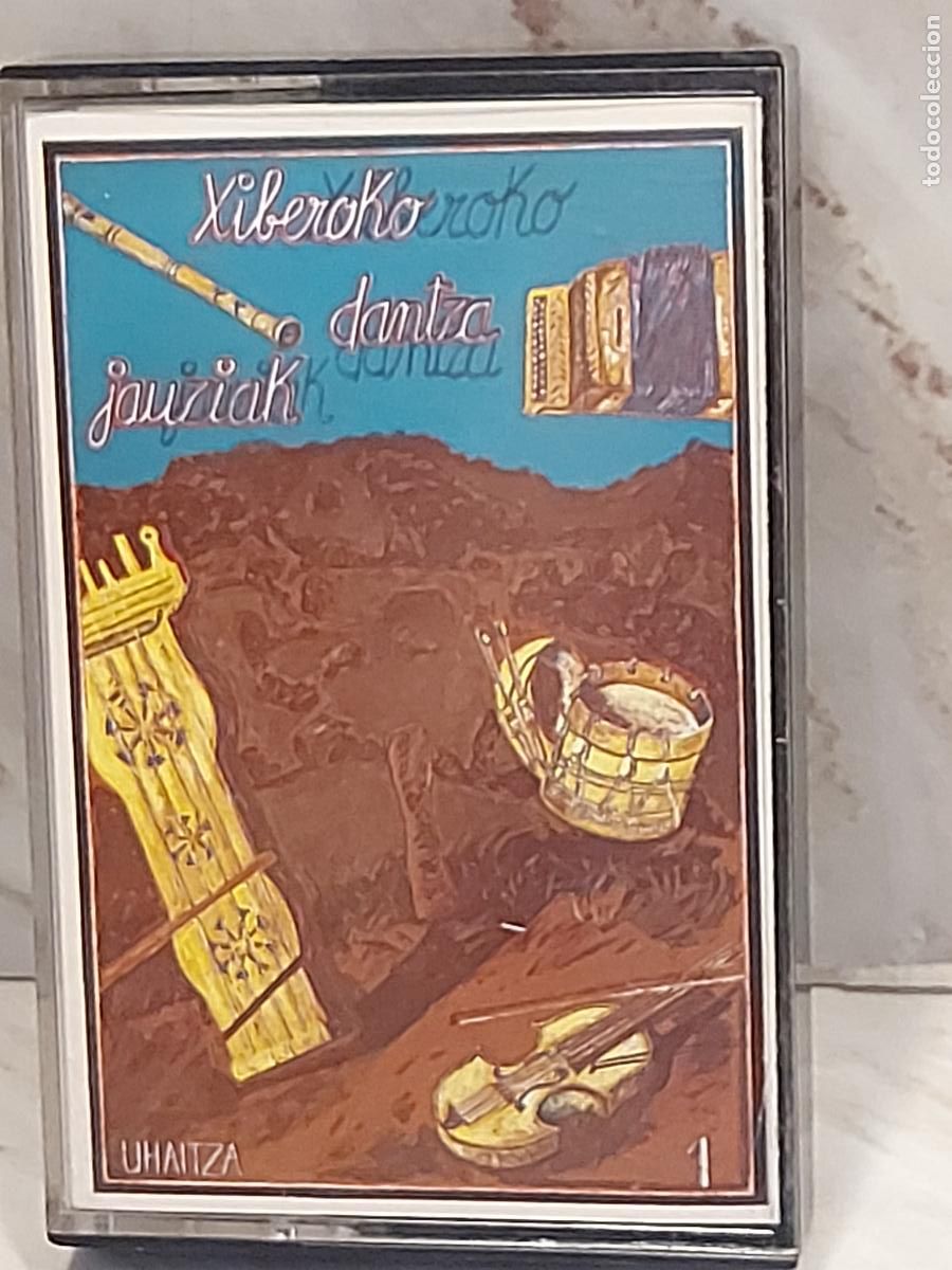 Casetes antiguos: XIBEROKO DANTZA JAUZIAK 1 | MC CASETE 1988 | UHAITZA | M&Uacute;SICA TRADICIONAL VASCA | LUJO