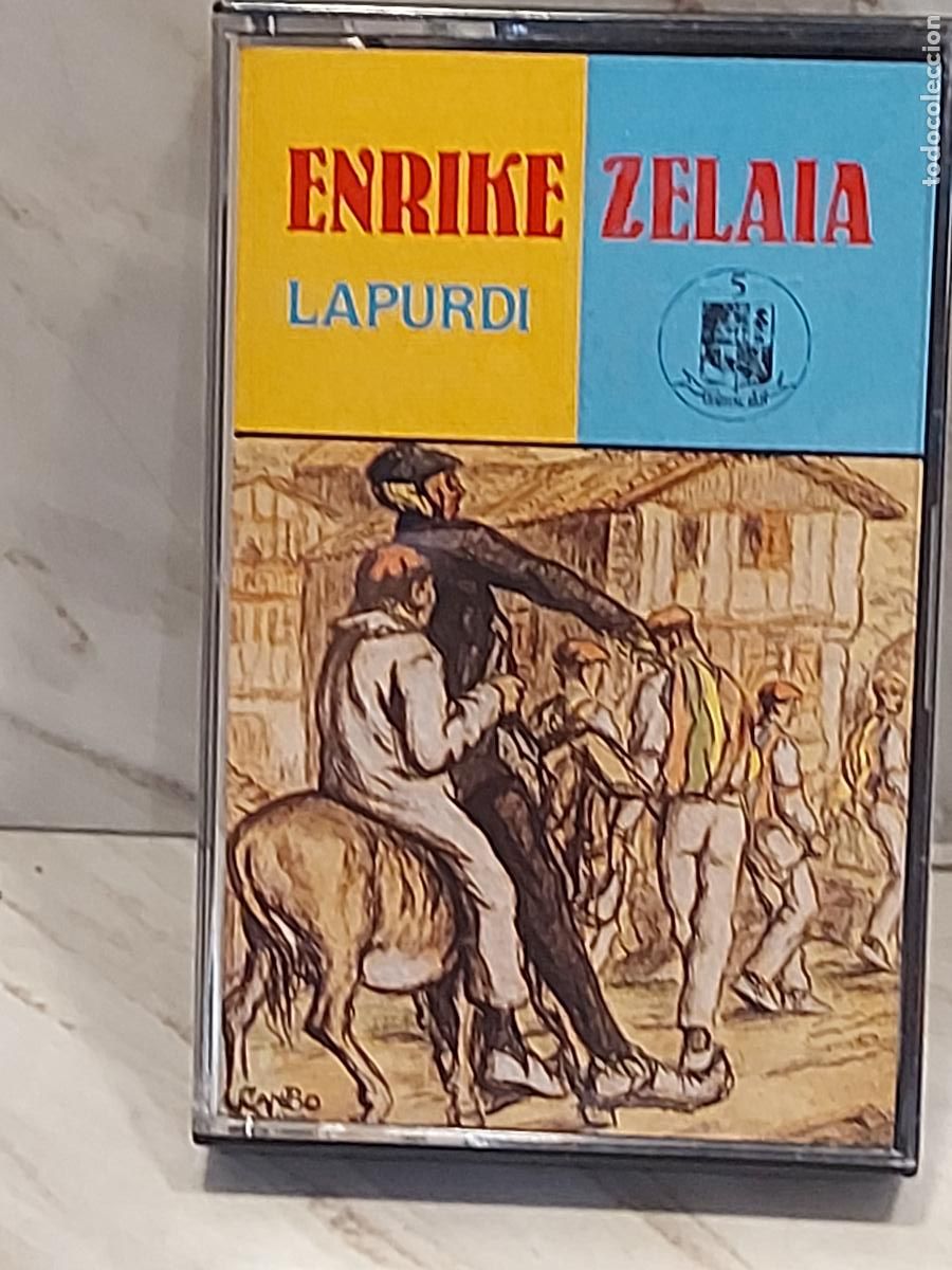 Casetes antiguos: ENRIKE ZELAIA &ndash; LAPURDI | MC CASETE 1985 | ELKAR K-115 | M&Uacute;SICA VASCA
