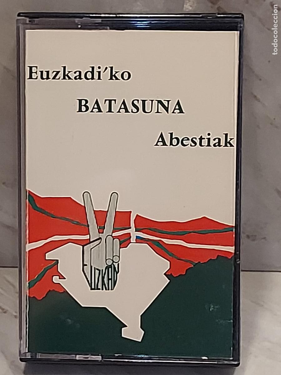 Casetes antiguos: EUZKADI&rsquo;KO BATASUNA ABESTIAK | MC CASETE 36-76 | MADE IN FRANCE | M&Uacute;SICA VASCA