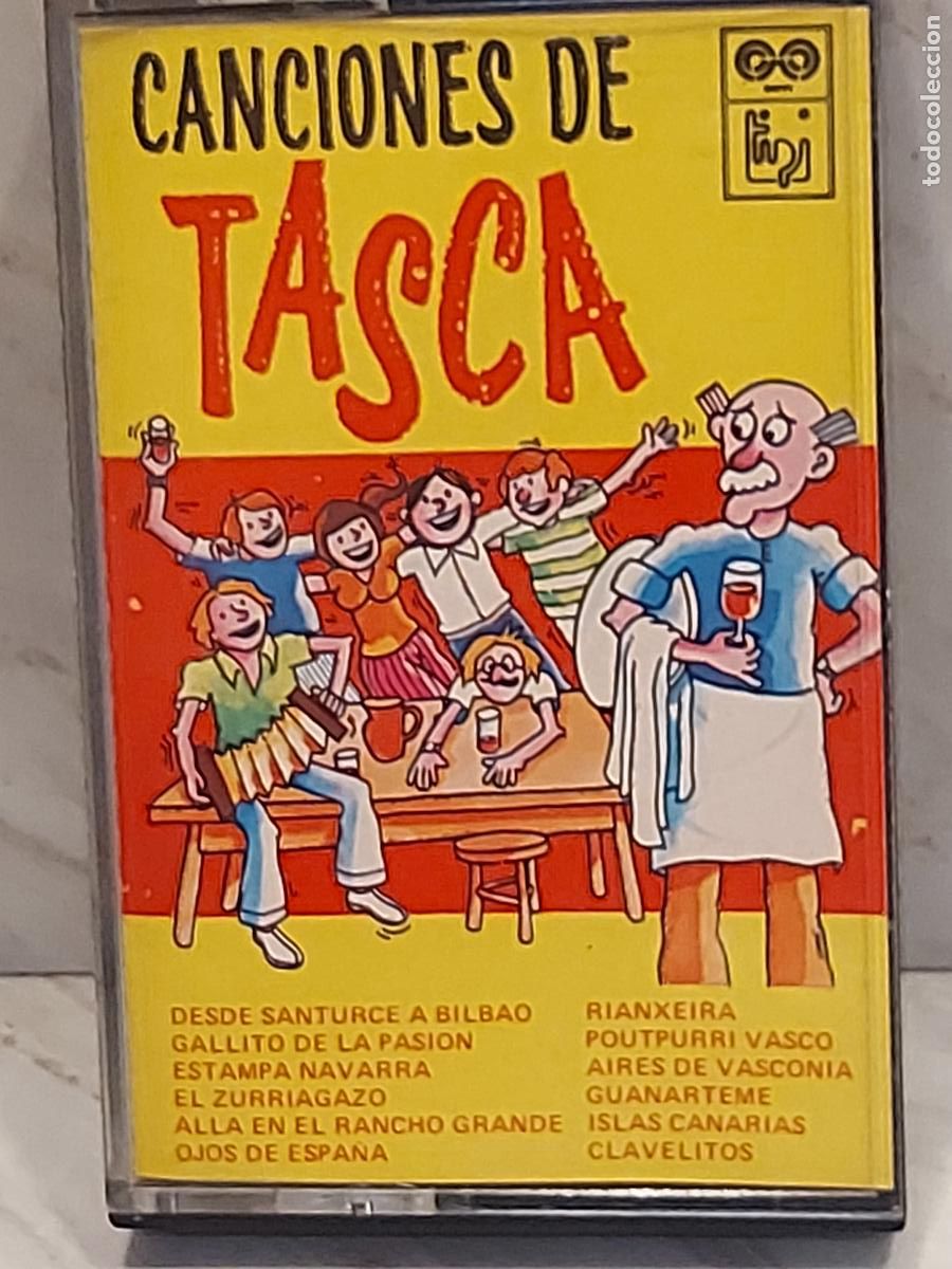 Casetes antiguos: CANCIONES DE TASCA | MC CASETE 1977 | AUVI O-TP-41 | M&Uacute;SICA POPULAR ESPA&Ntilde;OLA