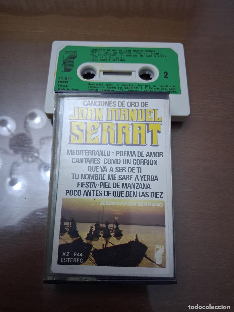 Cassettes Anciennes: Cinta de m&uacute;sica casete Joan Manuel Serrat Canciones de oro
