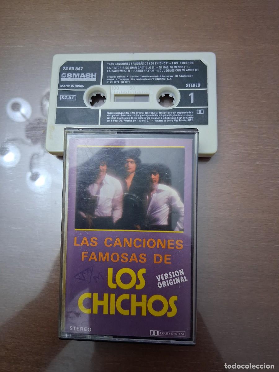 Casetes antiguos: Cinta de m&uacute;sica casete Las canciones famosas de los chichos