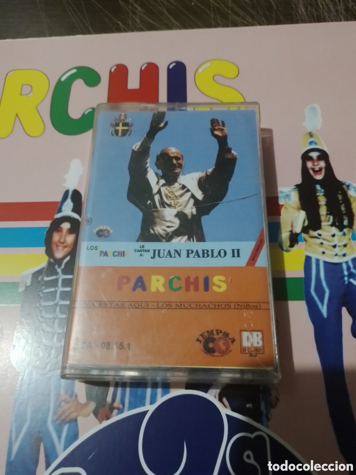 Casetes antiguos: Parchis Cassette a Juan Pablo II