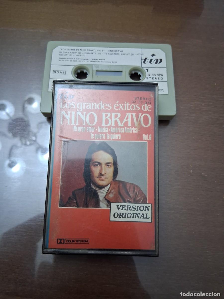 Casetes antiguos: Cinta de m&uacute;sica casete Nino Bravo Grandes &eacute;xitos
