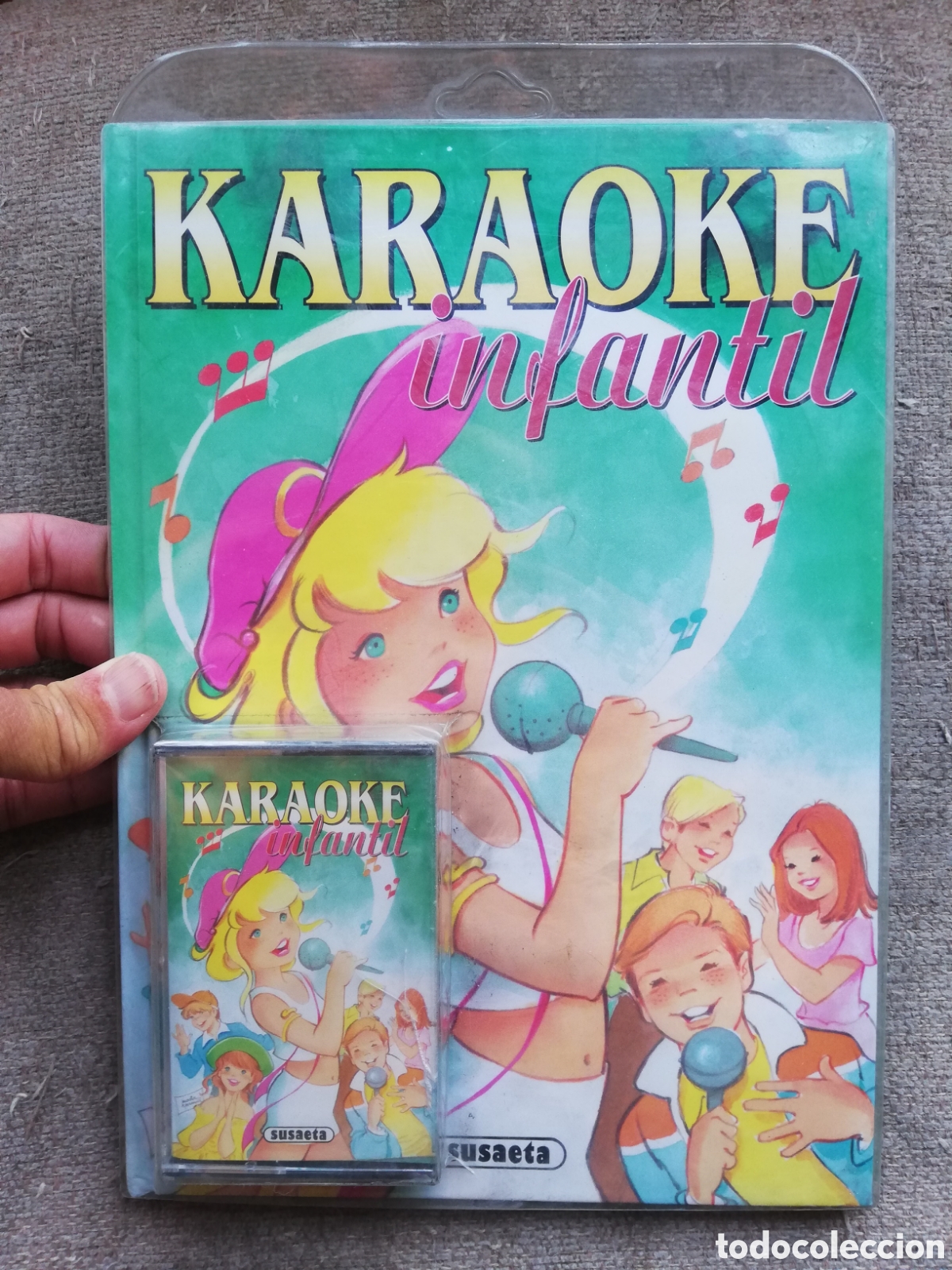 Cassetes antigas: Karaoke infantil Susaeta. Libro y casete