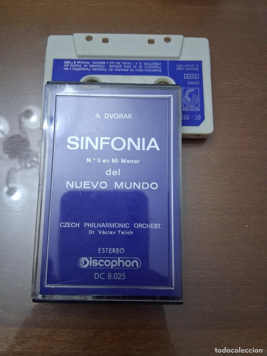 Casetes antiguos: Cinta de m&uacute;sica CASETE A. DVOŘ&Aacute;K SINFON&Iacute;A N&ordm; 9 del NUEVO MUNDO