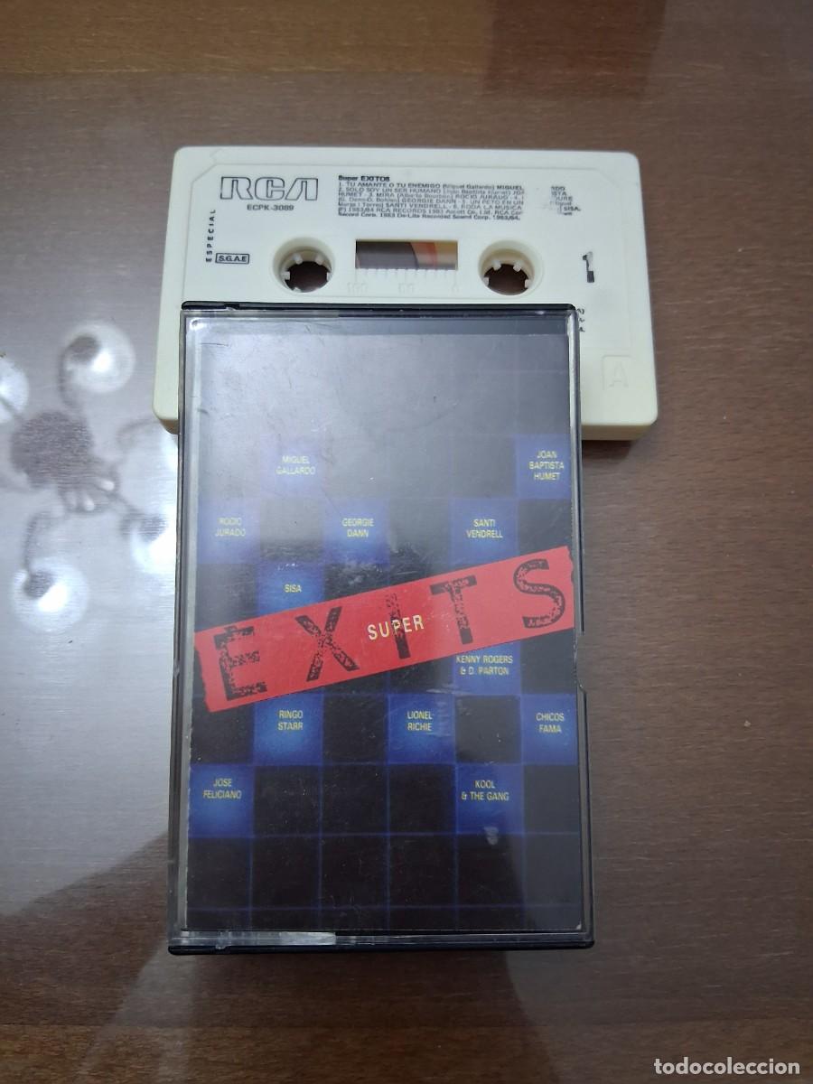 Casetes antiguos: Cinta de m&uacute;sica CINTA CASETE Super exits &eacute;xitos Miguel Gallardo