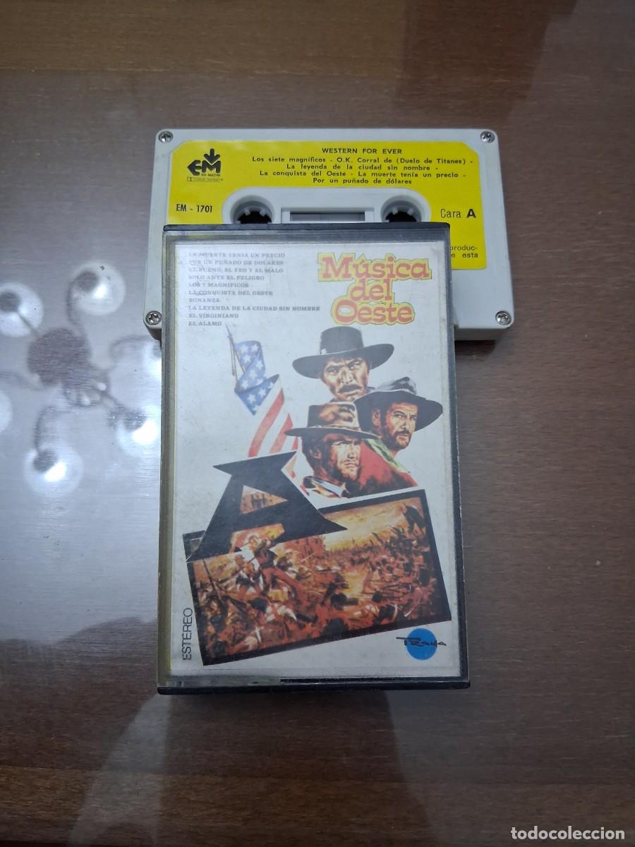 Casetes antiguos: Cinta de m&uacute;sica CINTA CASET del oeste WESTERN FOR EVER