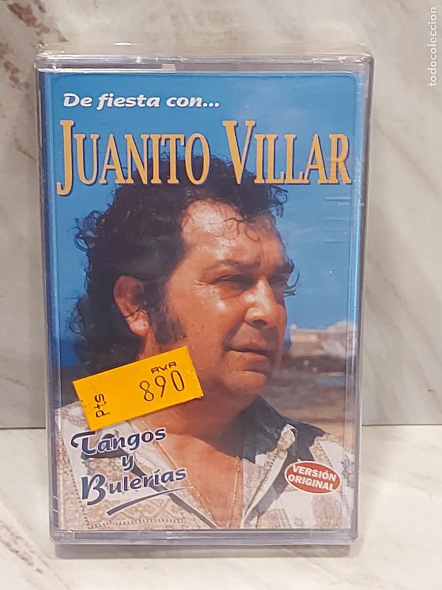 Casetes antiguos: JUANITO VILLAR | DE FIESTA CON&hellip; TANGOS Y BULER&Iacute;AS | CASETE PRECINTADO