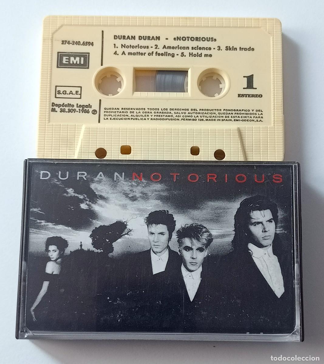 Casetes antiguos: CASSETTE DURAN DURAN - NOTORIOUS