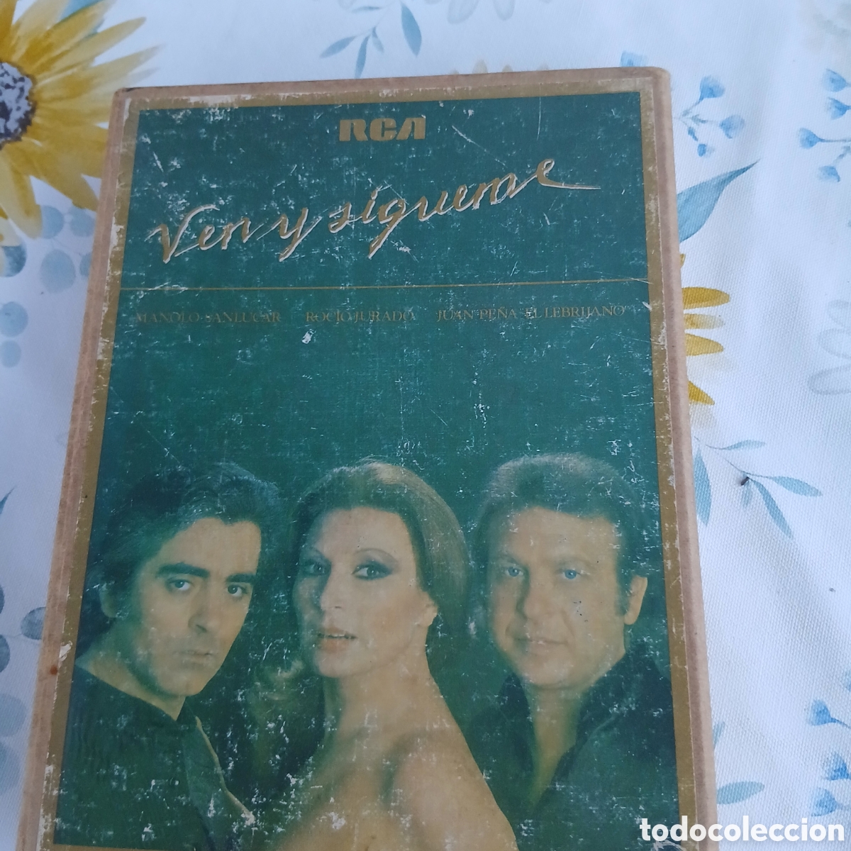 Casetes antiguos: Bonita caja de casetes originales roc&iacute;o jurado y manolo sanlucar