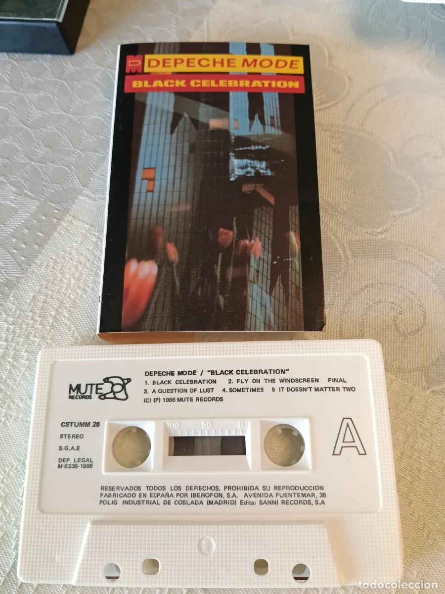 Casetes antiguos: RAR CASSETTE. DEPECHE MODE. BLACK CELEBRATION. MADE IN SPAIN