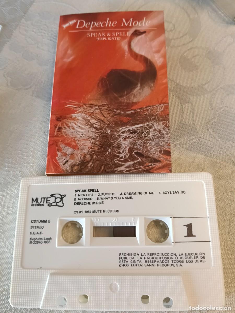 Casetes antiguos: RAR CASSETTE. DEPECHE MODE. SPEAK SPELL. MADE IN SPAIN