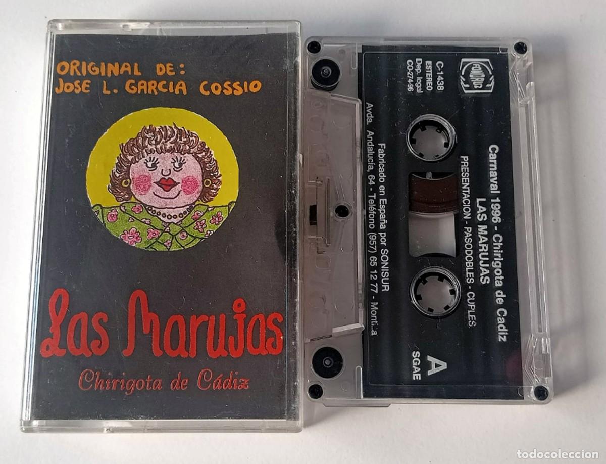 Casetes antiguos: CASSETTE CARNAVAL DE CADIZ 1996 CHIRIGOTA LAS MARUJAS (SELU GARC&Iacute;A COSS&Iacute;O)