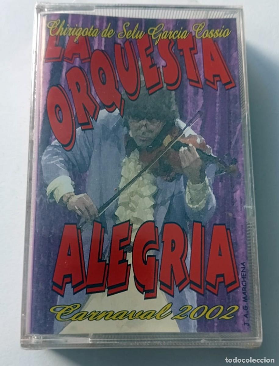 Casetes antiguos: CASSETTE CARNAVAL DE CADIZ 2002 CHIRIGOTA LA ORQUESTA ALEGR&Iacute;A (SELU GARC&Iacute;A COSS&Iacute;O)