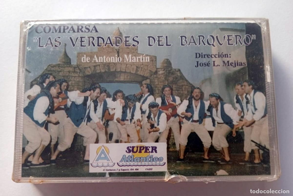 Casetes antiguos: CASSETTE CARNAVAL DE CADIZ 1994 COMPARSA LAS VERDADES DEL BARQUERO (ANTONIO MART&Iacute;N)
