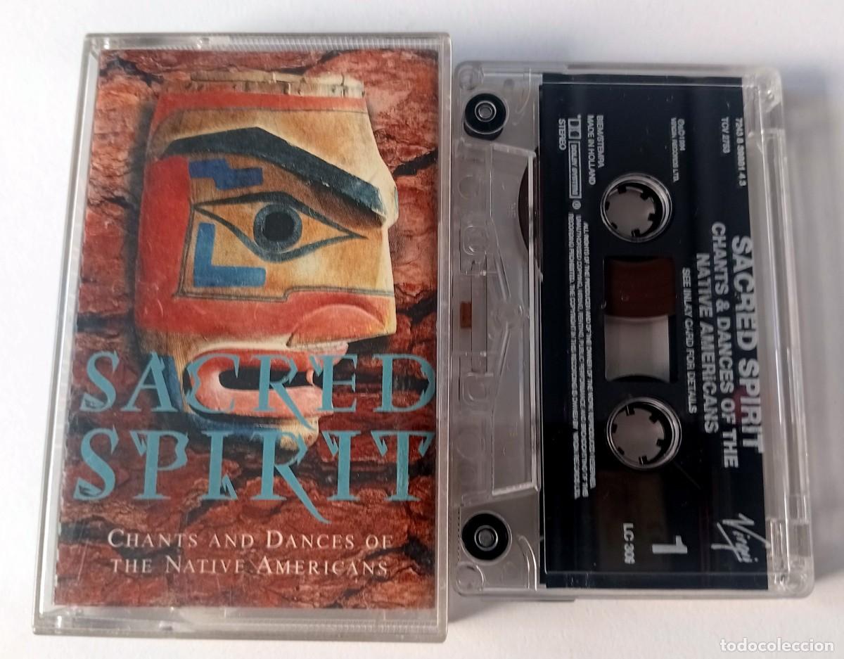 Casetes antiguos: CASSETTE SACRED SPIRIT - CHANTS AND DANCES OF THE NATIVE AMERICANS