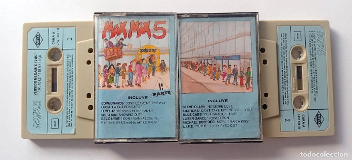 Casetes antiguos: CASSETTE VARIOS - MAX MIX 5 (1&ordf; PARTE) - Foto 2