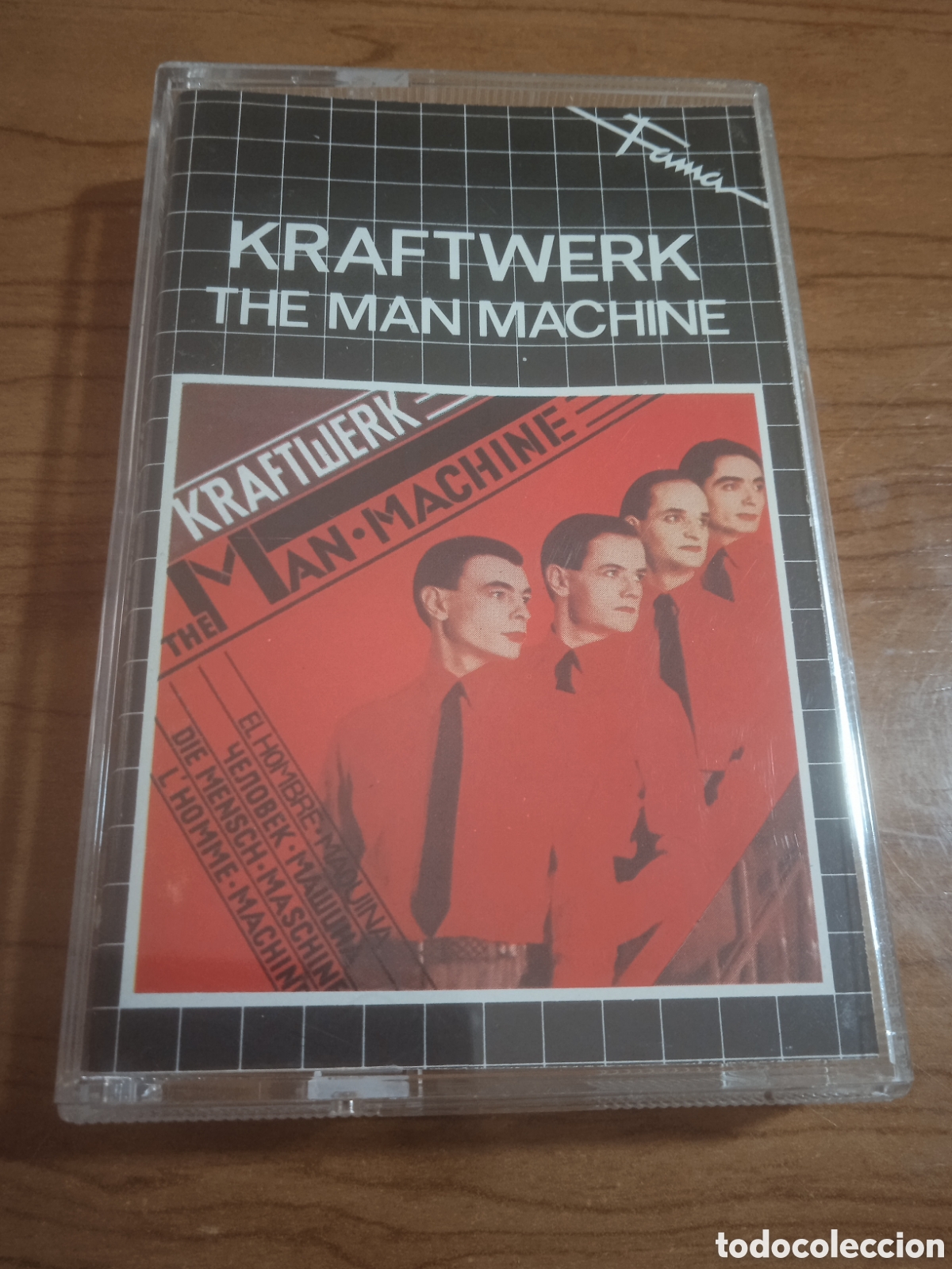 Casetes antiguos: Kraftwerk - the man machine.
