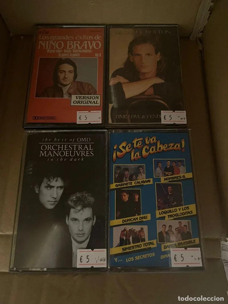 Casetes antiguos: Lote 4 Casetes: Nino Bravo, Michael Bolton, OMD